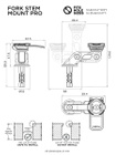 Podstawa uchwyt mocowanie Kierownica QUAD LOCK PRO Uniwersalna