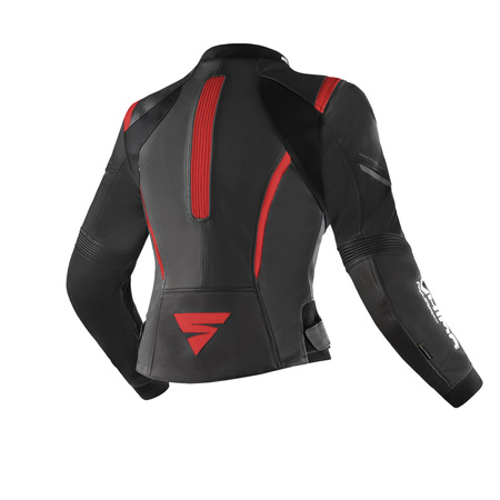 Kombinezon motocyklowy dwuczęściowy damski SHIMA MIURA 2.0 BLACK/RED czarny czerwony biały