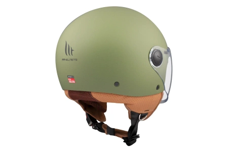 Kask motocyklowy MT STREET S SOLID GREEN zielony
