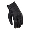 Damskie rękawice motocyklowe miejskie skórzane OZONE STICK CUSTOM II czarne
