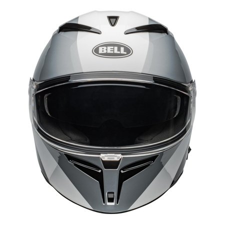 Kask motocyklowy BELL Lithium Shear srebrny/biały