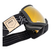 Gogle Snowboardowe IMX Peak Black Matt/Graphic Black - Szyba Podwójna Gold Irridium + Brown