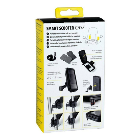 Uchwyt na telefon LAMPA SMART SCOOTER CASE BLACK