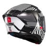 Kask motocyklowy MT ATOM 2 SV STRANGE BLACK/WHITE czarny biały