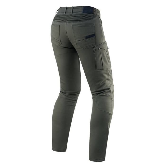 Jeansy motocyklowe Rebelhorn VANDAL TWILL oliwkowy