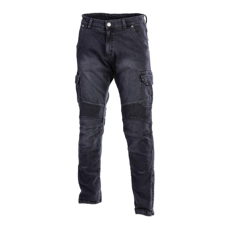 Spodnie jeans SECA SQUARE BLACK czarny szary