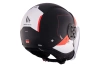 Kask motocyklowy MT VIALE SV S 68 UNIT MATT RED czarny biały czerwony