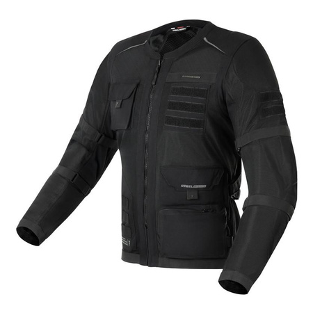 Kurtka motocyklowa tekstylna miejska Rebelhorn BRUTALE czarny