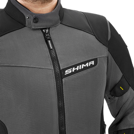 Kurtka motocyklowa tekstylna miejska/turystyczna Shima RUSH 2.0 VENT fluo