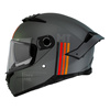 Kask motocyklowy MT THUNDER 4 SV MIL MATT GREY szary czerwony