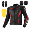 Kurtka motocyklowa skórzane Shima CHASE czerwony