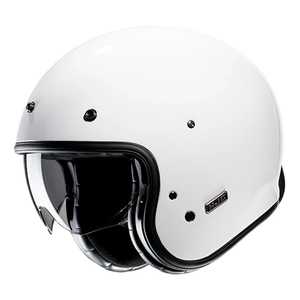 Kask motocyklowy otwarty HJC V31 biały