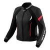 Kurtka motocyklowa skórzana damska REVIT XENA 4 LADY BLACK/PINK czarny różowy