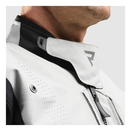 Kurtka motocyklowa tekstylna Rebelhorn HIKER IV czarny-szary-żółty fluo