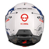Kask motocyklowy SCHUBERTH C5 ECE GLOBE BLUE biały niebieski czerwony