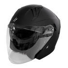 Kask otwarty Stormer Run czarny mat