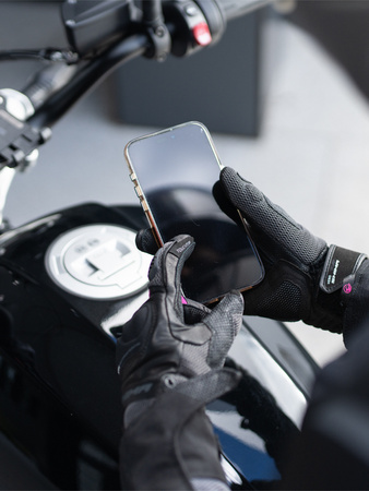 Damskie rękawice motocyklowe miejskie/turystyczne Shima HERO GLV różowy