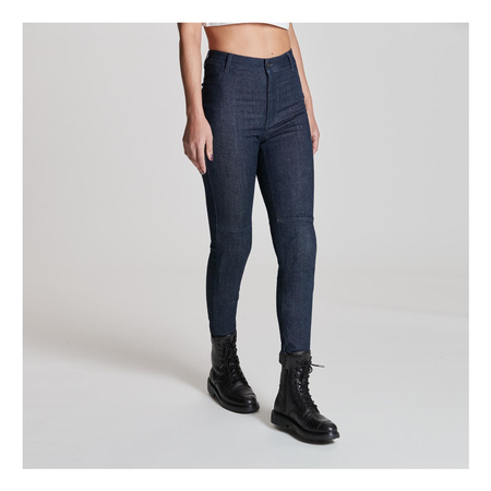 Spodnie jeans damskie SPIDI MOTO JEGGINGS BLUE DENIM niebieski