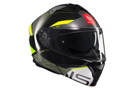 Kask motocyklowy MT GENESIS SV ATEMPO GREY/FLUO szary żółty fluo