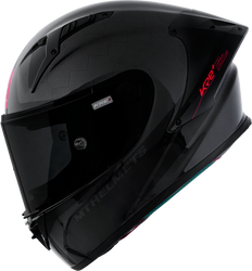 Kask motocyklowy MT KRE+ S SOLID GLOSS CARBON/BLACK czarny