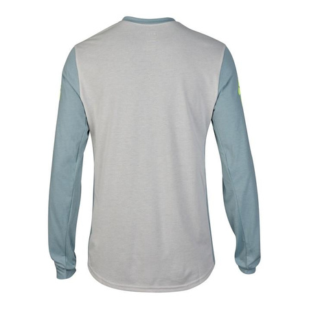 Koszulka na rower FOX RANGER DR Z DŁUGIM RĘKAWEM AVIATION GUNMETAL szary