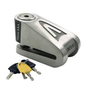 Blokada na tarczę hamulcową antykradzieżowa AUVRAY DK14 STEEL szary czarny