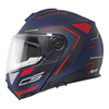 Kask motocyklowy SCHUBERTH C5 ECE OMEGA BLUE niebieski czerwony czarny biały