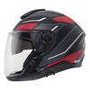 Kask motocyklowy SCHUBERTH J2 ECE SIGMA RED czarny czerwony