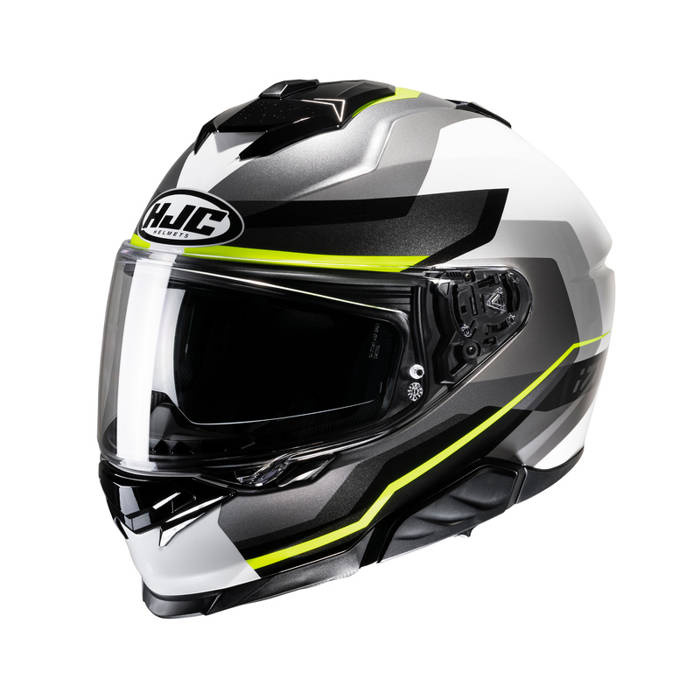 Kask motocyklowy HJC I71 Nior szary/żółty