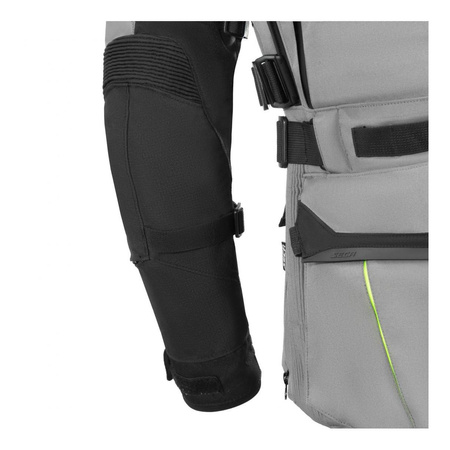 Kurtka motocyklowa SECA ARRAKIS III TITANIUM szary żółty fluo czarny