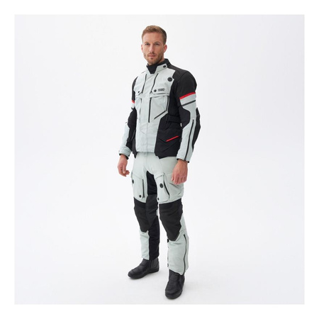 Kurtka motocyklowa tekstylna turystyczna Rebelhorn RANGE czarny-szary-złoty