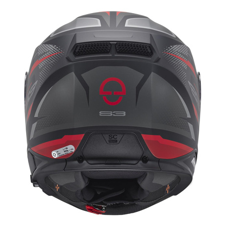 Kask motocyklowy SCHUBERTH S3 ECE APEX ANTHRACITE czarny szary czerwony