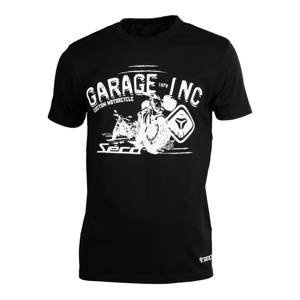 Koszulka codzienna T-shirt SECA GARAGE BLACK czarny biały