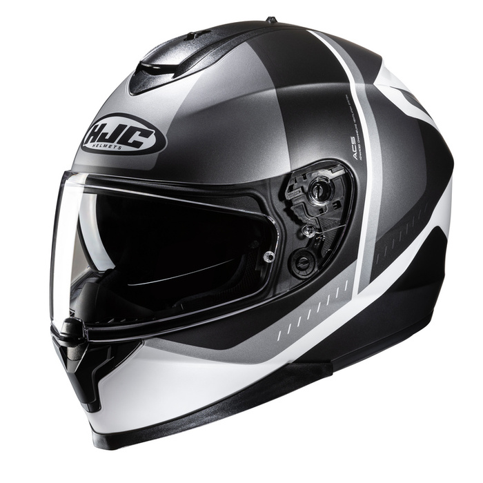 Kask motocyklowy integralny HJC C70N Alia czarny/srebrny