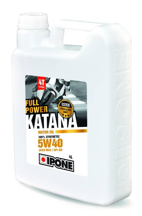 Ipone Full Power Katana 5W40 – Olej Silnikowy 100% Syntetyk Zalecany do BMW, 4L