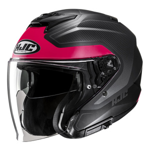 Kask motocyklowy HJC I31 Tevis czarny/różowy