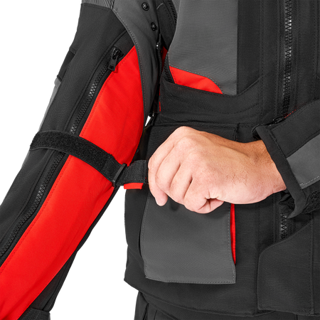 Kurtka motocyklowa tekstylna miejska Shima HERO 2.0 czerwony