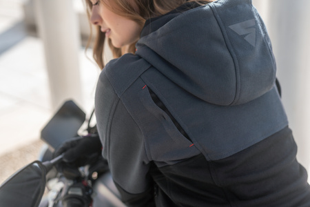 Damska bluza motocyklowa tekstylna miejska Shima DAYBREAKER szary/czarny