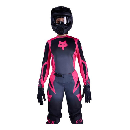 Bluza motocyklowa cross damska FOX LADY 180 SHIELD BLACK/PINK czarny różowy