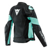 Kurtka motocyklowa damska DAINESE RACING 4 LADY AQUA czarny zielony