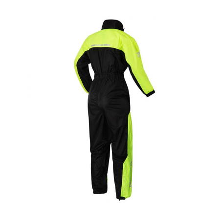 Kombinezon przeciwdeszczowy motocyklowy SECA MONSUN EVO BLACK/FLUO czarny żółty fluo