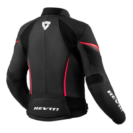 Kurtka motocyklowa skórzana damska REVIT XENA 4 LADY BLACK/PINK czarny różowy