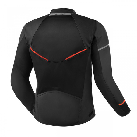 Kurtka motocyklowa tekstylna miejska Shima X-MESH 2.0 czerwony