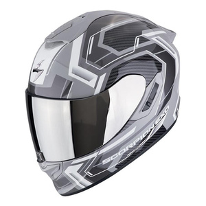 Kask motocyklowy SCORPION EXO-1400 EVO II AIR LINART GREY/WHITE szary biały