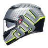Kask motocyklowy AGV K3 FORTIFY GREY/BLACK/FLUO YELLOW szary żółty fluo czarny
