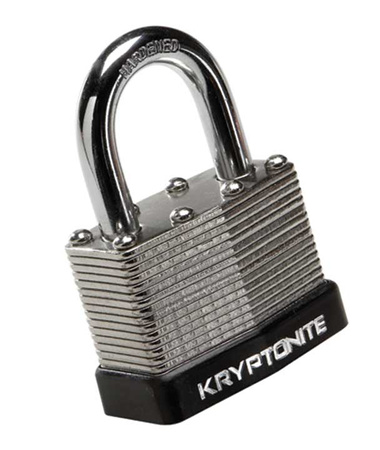 Blokada Motocyklowa KRYPTONITE Laminated Steel Key Padlock – Kłódka, 44 mm – Uniwersalna