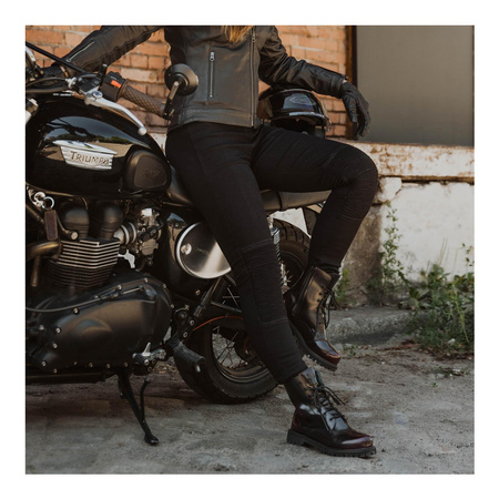 Damskie leginsy motocyklowe OZONE CHICA BLACK