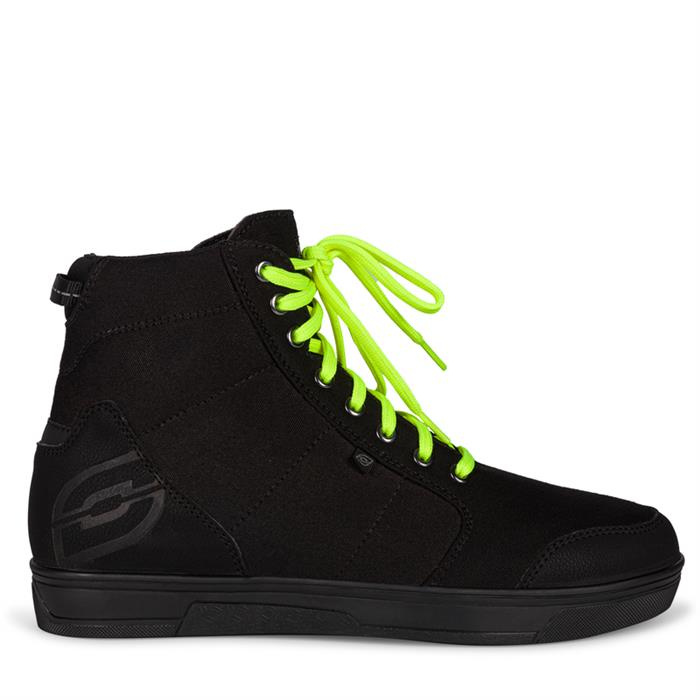 Buty motocyklowe miejskie OZONE TOWN czarne żółte fluo