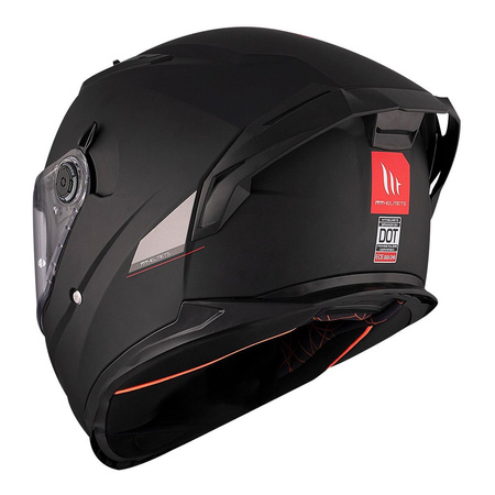 Kask motocyklowy MT BRAKER SV SOLID MATT BLACK czarny mat