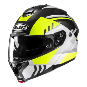 Kask motocyklowy integralny HJC C70N Kaon czarny/żółty